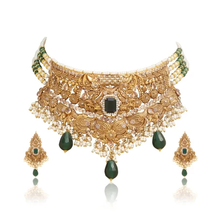 Emerald Dynasty Necklace Set