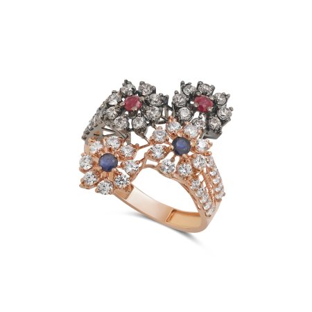 Enchanted Blossom Ring - Gold Ring - 13