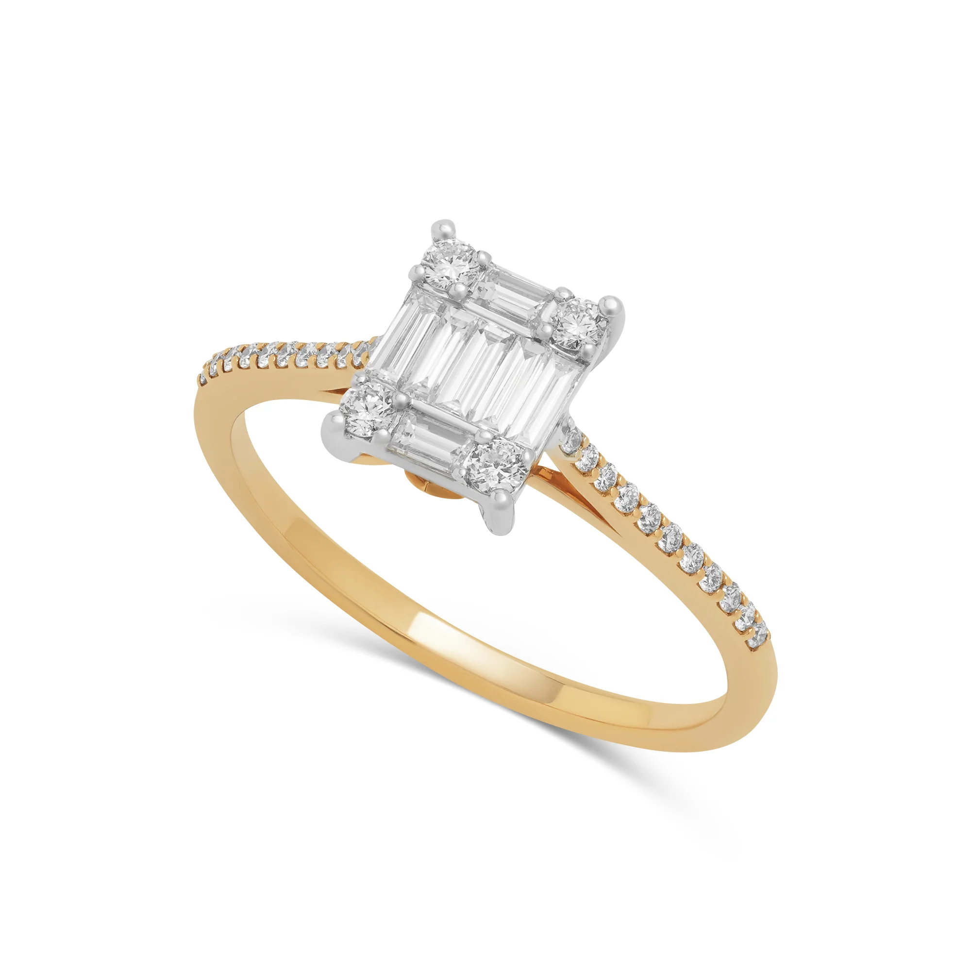 Aurina Grace Ring - Diamond Ring - 18