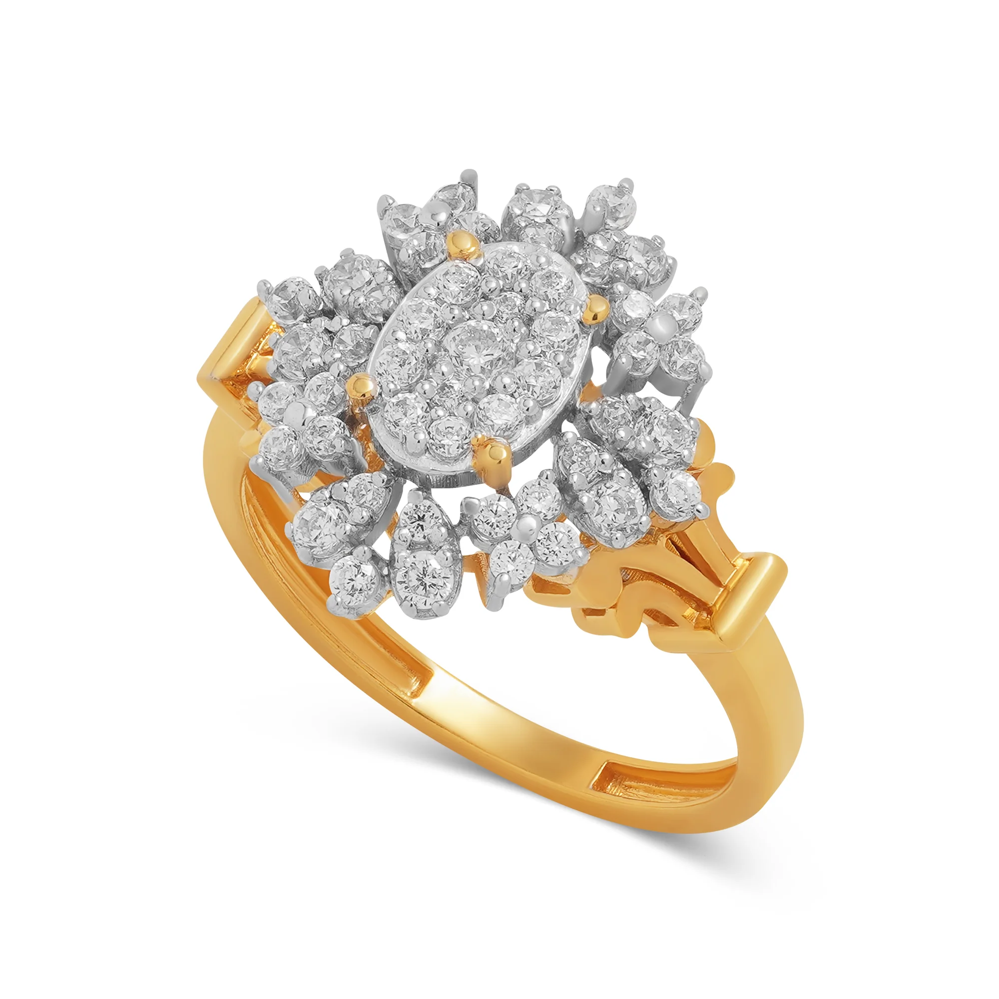 Evelora Crown Ring - Gold Ring - 5