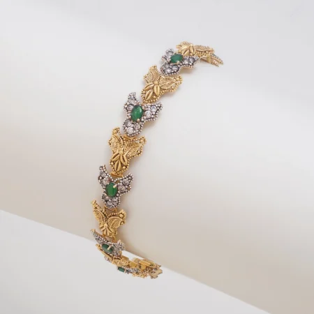 Emerald Bloom Bracelet